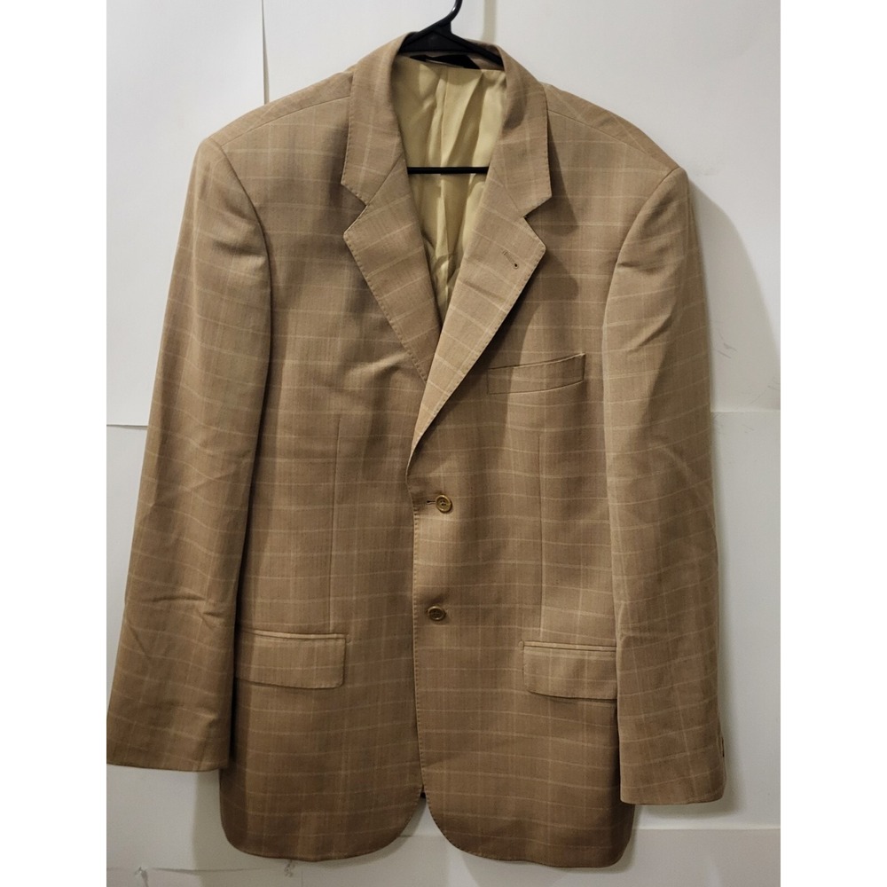 Zante' Mens Suit Tan Blazer 42L
